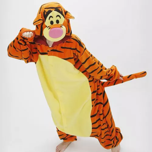 Mens Ladies Fleece Pyjama Pajamas Kigurumi Onsies Adults Animal Costume UK - Picture 37 of 68