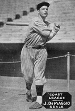 JOE DIMAGGIO BASEBALL CARD *2x3 FRIDGE MAGNET* NEW YORK YANKEES HITTING STREAK