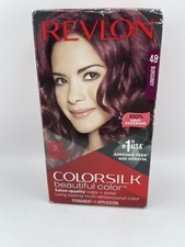 Revlon Colorsilk Beautiful Color Permanent Hair Color - 48 Burgundy Box Damage