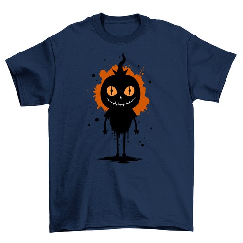 Halloween_277 Spooky Splatter Monster Tee - Scarily Stylish! Funny t-shirt featu - Picture 3 of 46