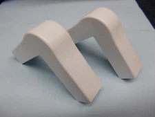 Quest/Premiere Wire Hider Raceway Outside Corner, White, lot of 2, FOC-51414