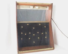 VTG 1950's Scripto Vu-Lighter Store Display Case, Tube Lights Work