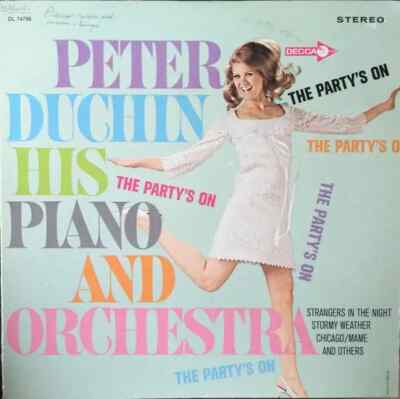 Peter Duchin, His Piano And Orchestra The Partys On Decca Vinyl LP