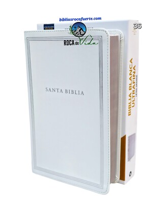 Biblia Para Bodas RVR.1960,Ultrafina Letra grande,10 Puntos Leathersoft Blanco