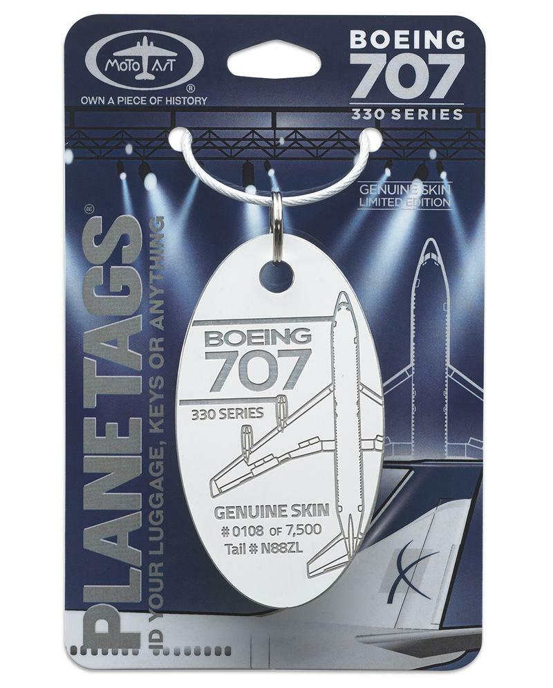 Boeing 707-330 Tail #N88ZL Genuine Aluminum Airplane Plane Boeing 707-330 Tail #N88ZL Genuine Aluminum Airplane Plane