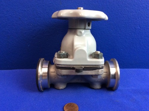 ITT DIA-FLO 1" DIAPHRAGM VALVE 1-1/2" TRI-CLAMP CONNECT - 第 4/4 張圖片