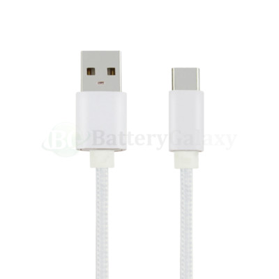 5X USB Type C 10FT Braided Charger Cable for Samsung Galaxy S8 S8+