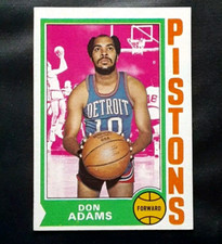 1974 Topps DON ADAMS basketball card #4 ****NEAR MINT TO MINT**** NO CREASES 