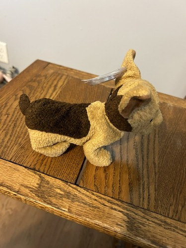 TY BEANIE BABY LINDO TUFFY EL PERRO MARRÓN CON ETIQUETA PELUCHE JUGUETE Y ENVÍO GRATUITO - Imagen 3 de 5