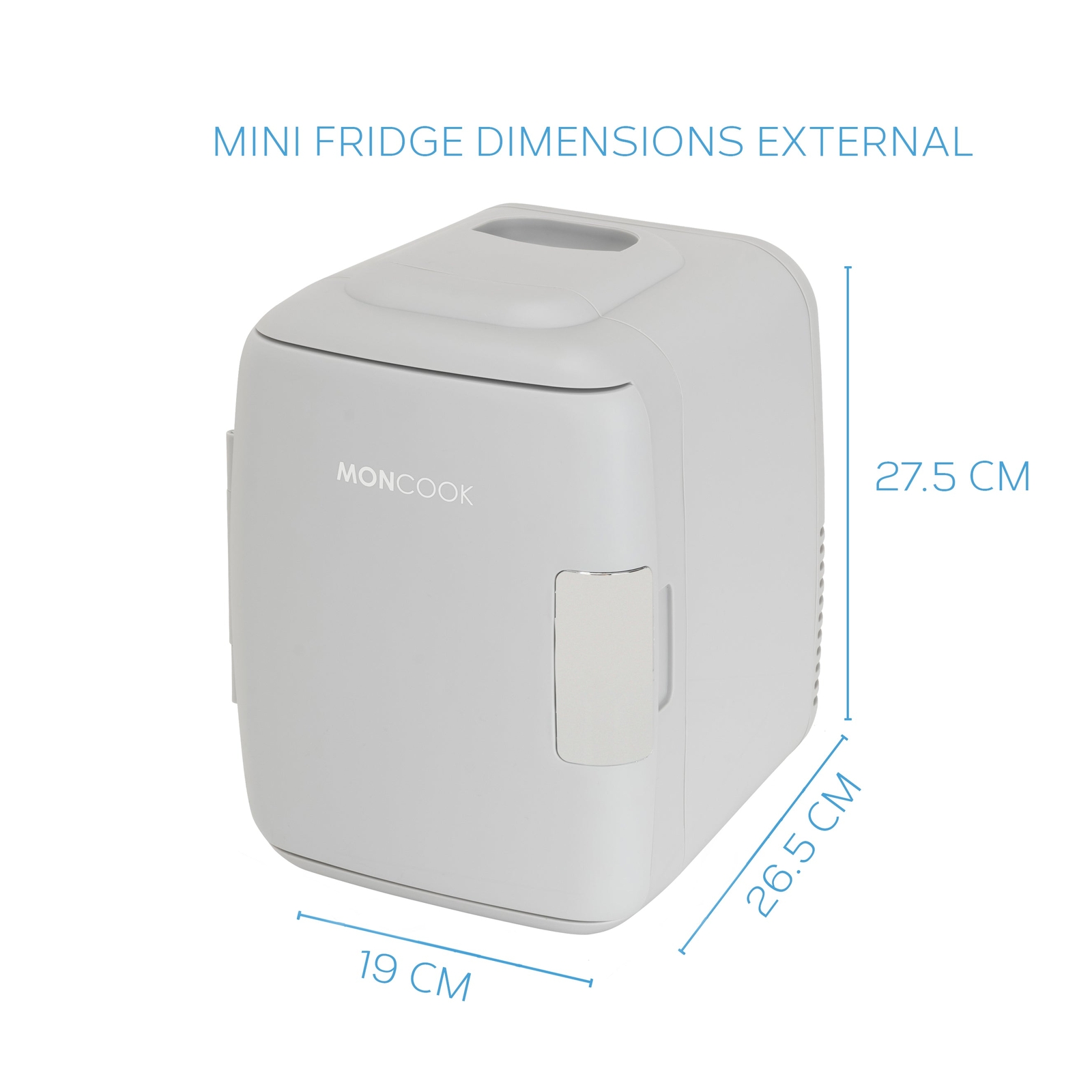 Bedroom Mini Fridge Small Portable & Quiet Fridges Skincare Medicine