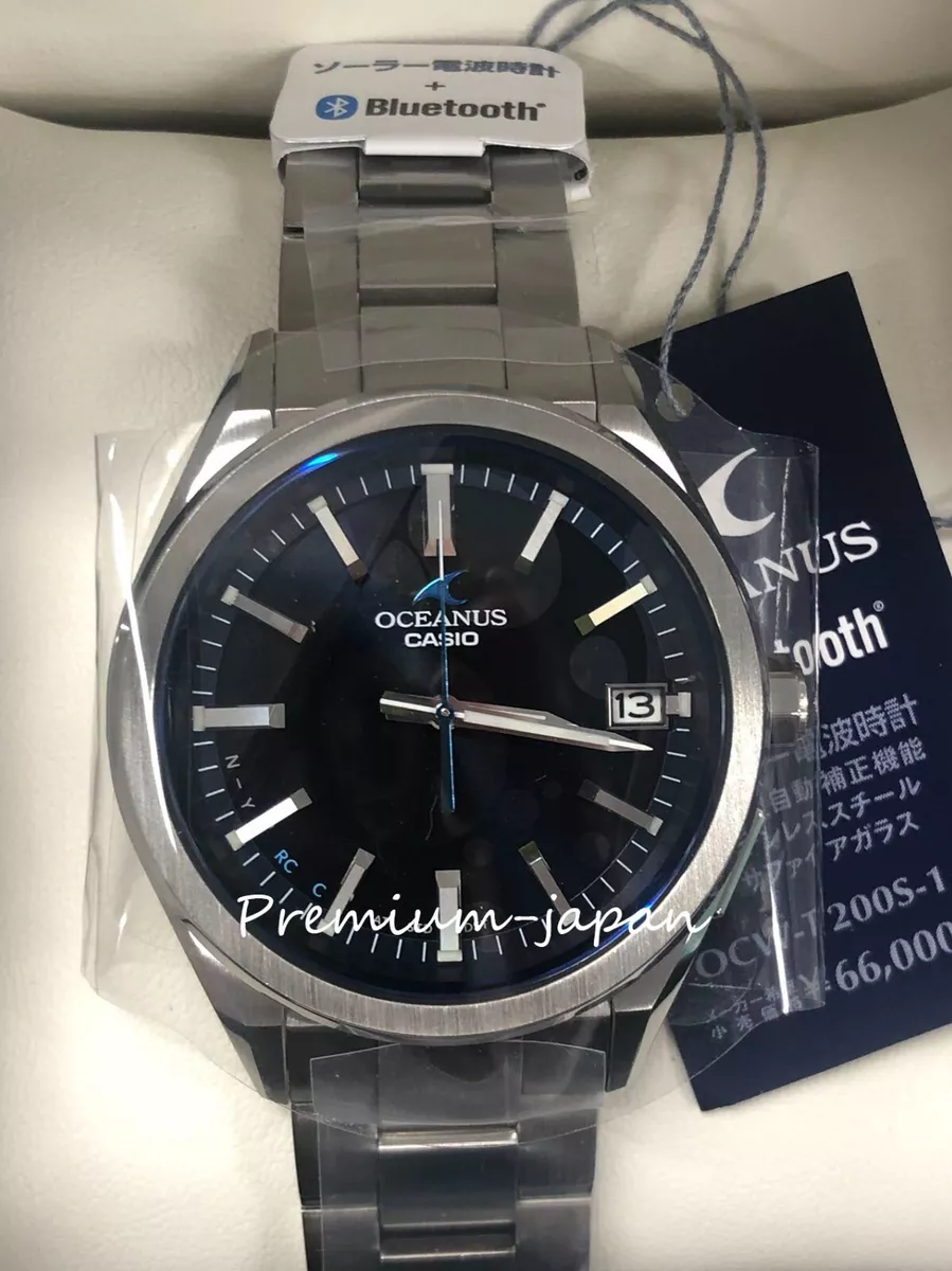 Casio OCW-T200S-1AJF OCEANUS Bluetooth Solar Watch Japan Domestic Version New