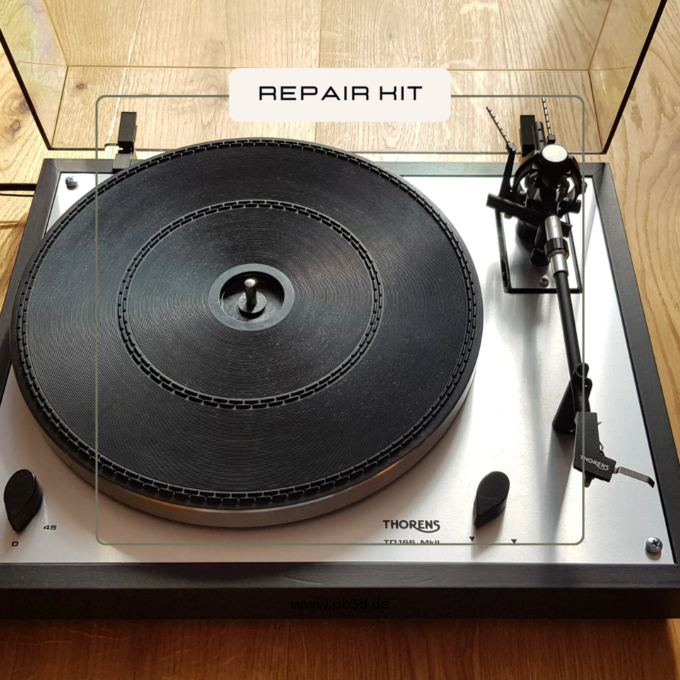 Paar Scharniere für Thorens TD-160, 165, 166, 145 , 146. Optimierte Version! - Image 2 of 4