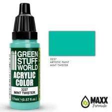 Green Stuff World 3237 Acrylic Color MAXX FORMULA - MINT TWISTER 17ml