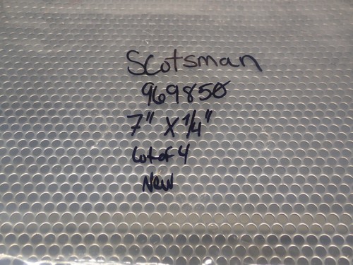 Scotsman 969850 Mole Pronte Montaggio 7" X 1/4" Nuove Vecchio Stock (Lotto di 4) - Foto 2 di 7