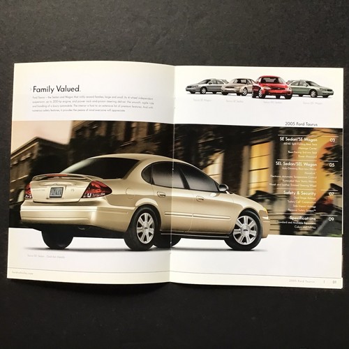2005 Ford Taurus Dealer Sales Brochure - No Dealer Stamps