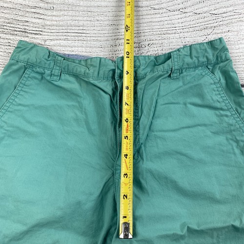 Old Navy Khaki Shorts Boys Size 16 Adjustable Waist Teal Bermuda Pants #RN 54023 - Picture 7 of 9
