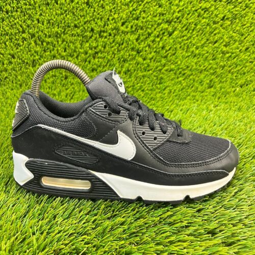 Nike Air Max 90 Womens Size 7.5 Black Athletic Running Walking Shoes Sneakers