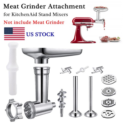 Food Meat Grinder Sausage Stuffer Plates Attachment For Kitchenaid Stand Mixers eBay