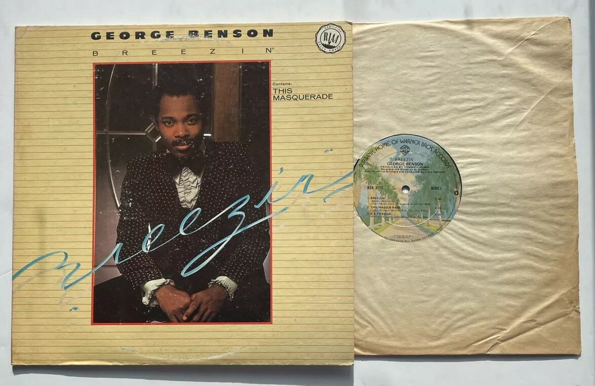 欧LP George Benson Breezin 081227944353 Warner Bros. Records /00260 George Benson - Breezin' Vinyl LP Record Album (Warner Bros