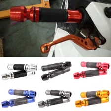 Motorcycle Rubber 7/8" Handlebar Hand Grips For Honda Yamaha Kawasaki Superbike