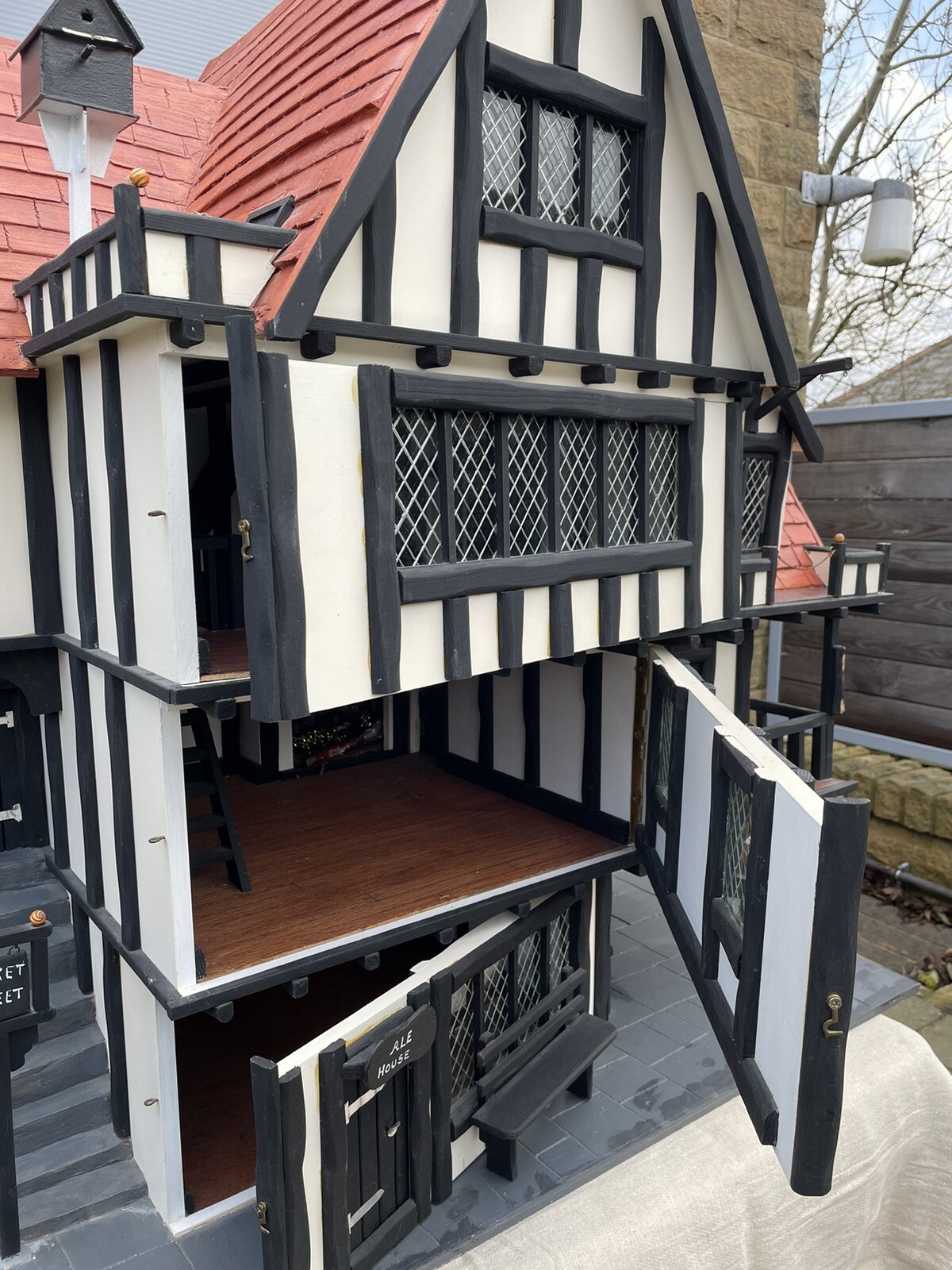 Tudor Style dolls house job lot bundle eBay