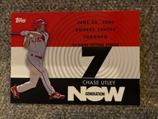 2007 Topps Generation Now Insert #GN57 Phillies Chase Utley Baseball Card