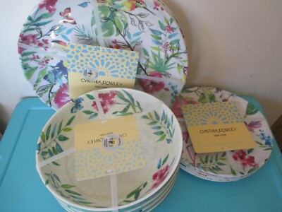 Cynthia Rowley Dinnerware Cynthia Rowley Set 12 Bowl Salad Dinner
