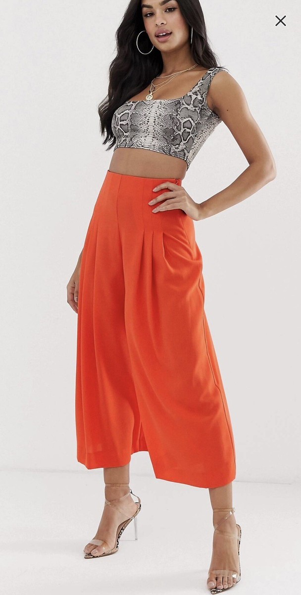 ASOS Design Pleat Front Culottes UK