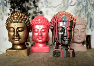 Buddha Ornament Multi Colour Sculpture Home Decoration Gift Statue Buddah