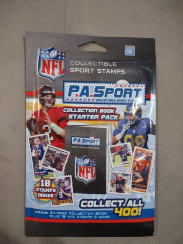 P.A. Sport NFL Collection Starter Pack 18 FRANCOBOLLI + LIBRO 34 PAGINE JOSH ALLEN & +⭐⭐ - Foto 2 di 5