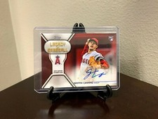 GRIFFIN CANNING 2019 Topps Update Legacy Of Baseball Red Auto RC /25 Card LBA-GC