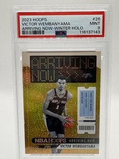 2023 Hoops - Victor Wembanyama Rare Arriving Now - Winter Holo (RC) #26 PSA 9