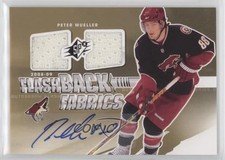 2011-12 SPx Auto Flashback Fabrics Peter Mueller #255 Auto 2d8