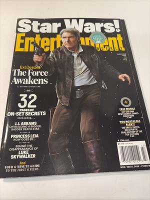 STAR WARS THE FORCE AWAKENS * HARRISON FORD 2015 ENTERTAINMENT WEEKLY MAGAZINE