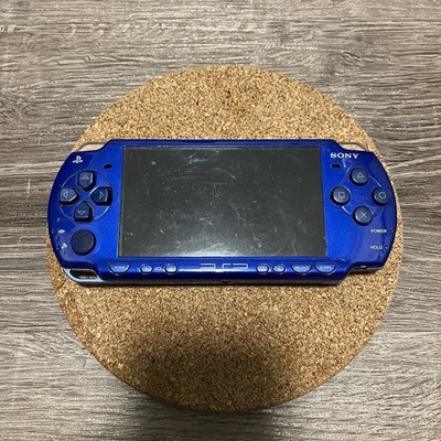 Sony PSP-2001 Blue Handheld System For Parts or Repair