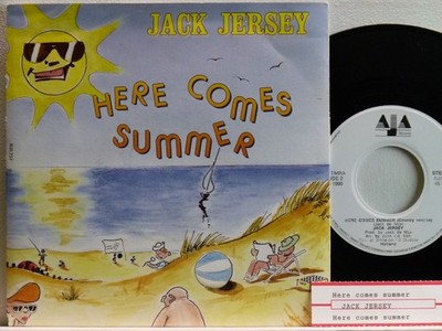 Jack Jersey -Here Comes Summer/Country Version  NL-1990 AJA 737  Jukebox-Sticker