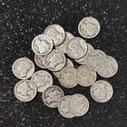 Silver Mercury Dimes lot (20) 1900s