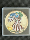 1989 American Eagle New York Mint Colorized Bullion-0.999 Silver 1 Oz