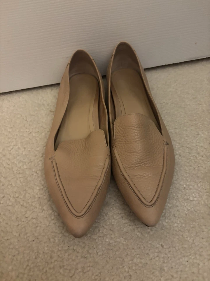 Puntera puntiaguda de cuero tostado Vionic Noah talla 11 Foto 2 de 4