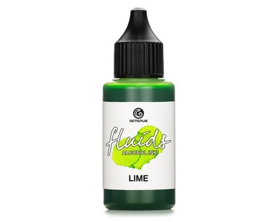 30ml Fluids  Alcohol Ink LIME, Alkoholtinte für Fluid Art und Resin, grün
