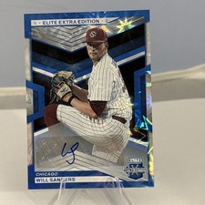 2023 Panini Elite Extra Edition WILL SANDERS Cubs FOTL Blue AUTO RC Rookie 07/20
