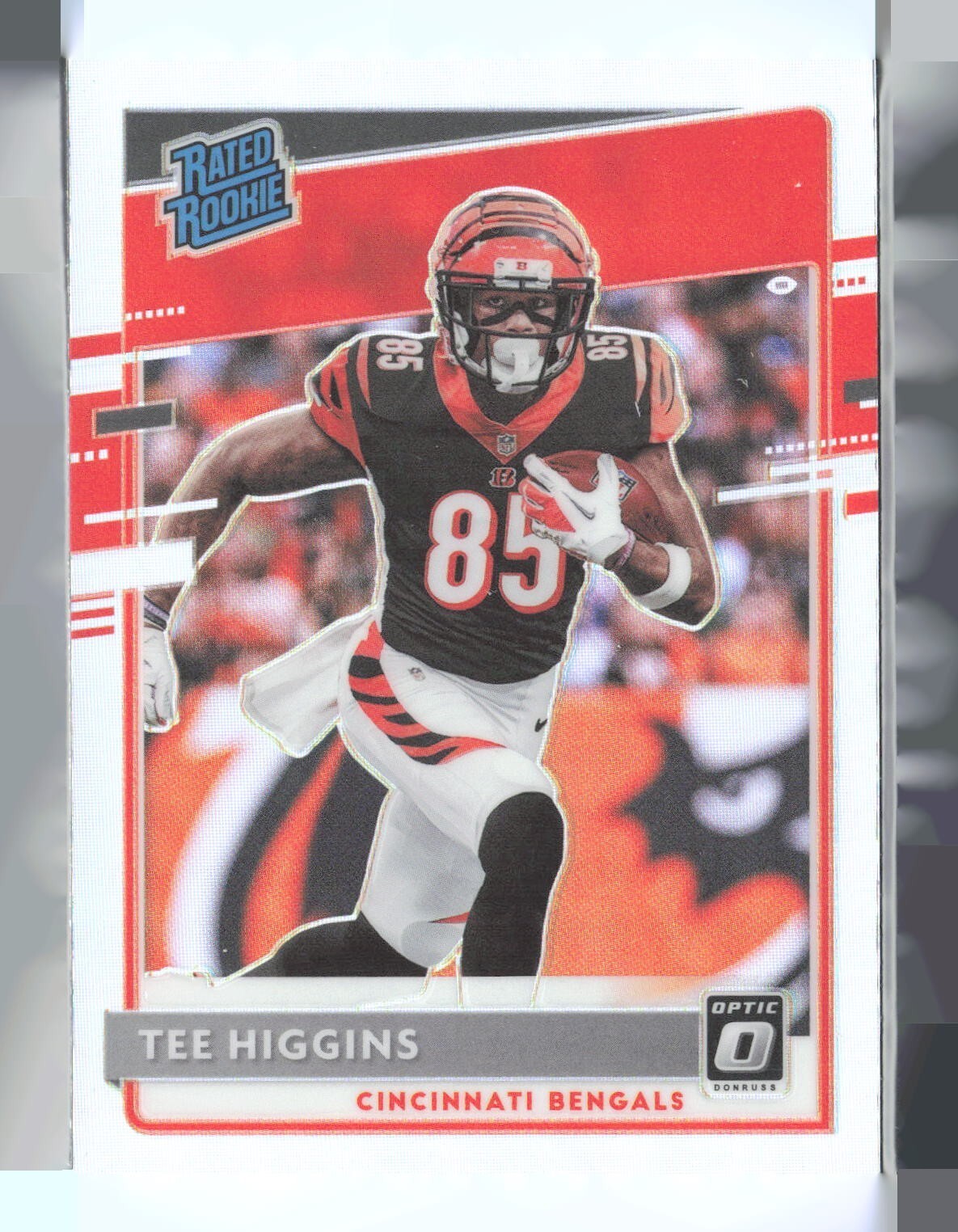 2020 Panini Donruss Optic - Rated Rookies Tee Higgins #160 (RC) Holo