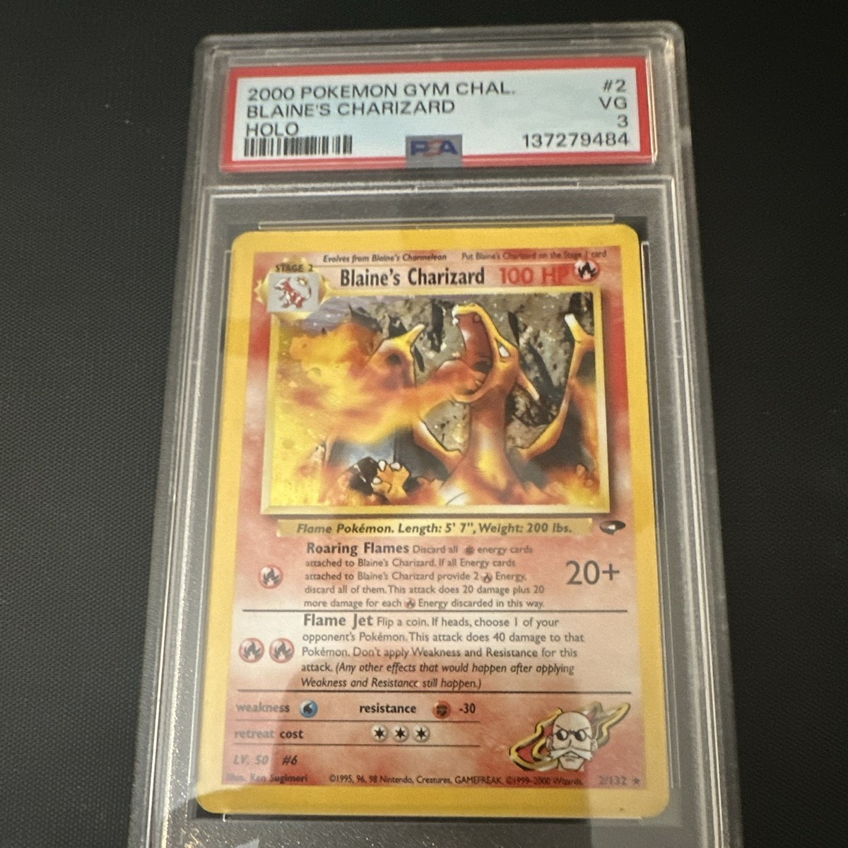 Blaine's Charizard 2/132 Gym Challenge Holo for sale online | eBay