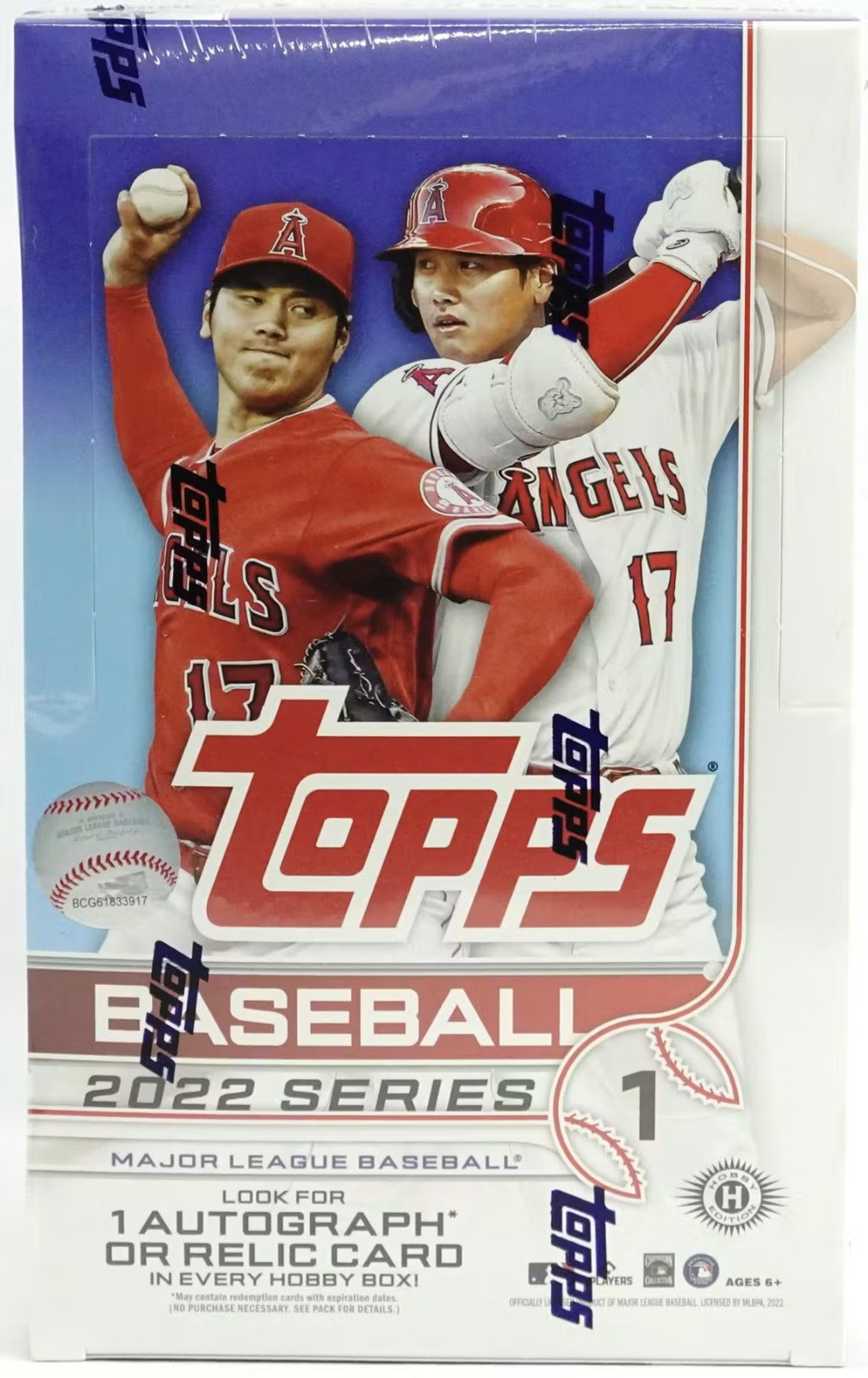 2022 TOPPS SERIES 1 BASEBALL HOBBY BOX