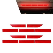 Car Trunk Reflective Stickers, Scratch-Resistant Night Visibility 2 PCS Red