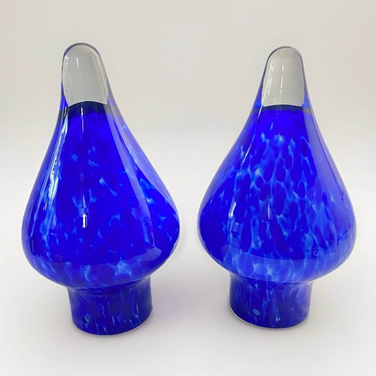 Cobalt Blue Glass Lamp In Collectible Lamp Shades for sale | eBay