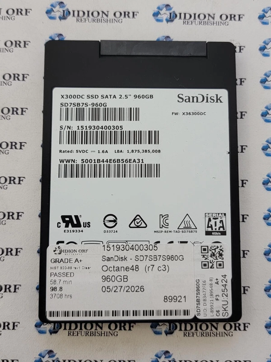 SanDisk Solid-State Drives 960 GB Storage Capacity for sale | eBay