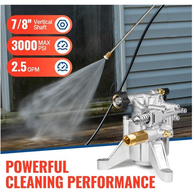 #ad Vertical Pressure Washer Pump 3000 PSI @ 2.5 GPM Replacement $114.29
