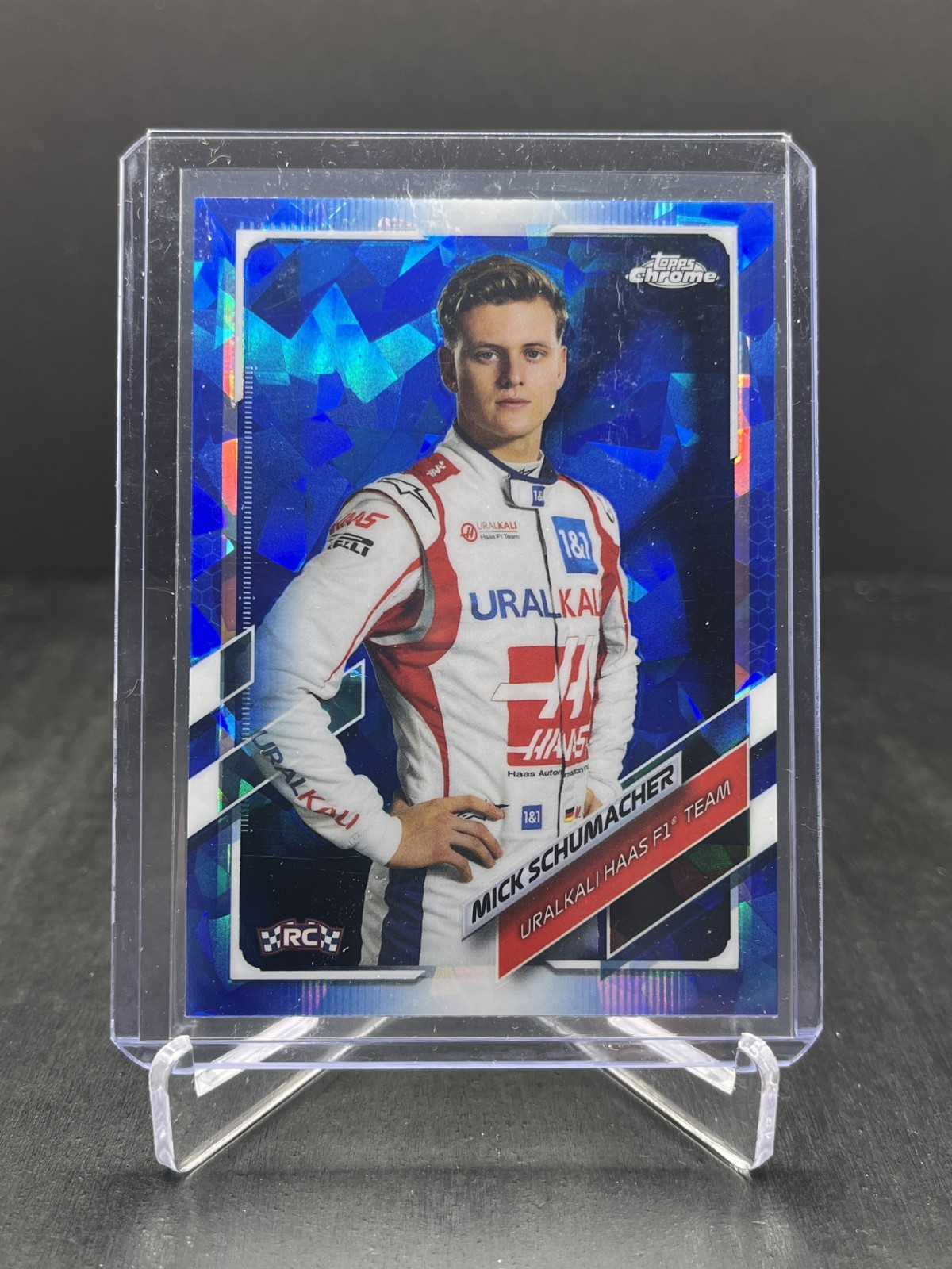 2021 Topps Chrome Sapphire Formula 1 F1 Mick Schumacher RC Rookie Portrait #17