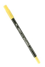 Uchida Marvy Le Plume II Double Ender Marker, Extra Fine Tip, Lemon Yellow
